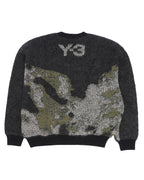 Camouflage Mohair Blend Knit