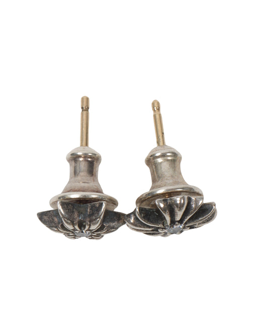 Stud Earring with Diamonds
