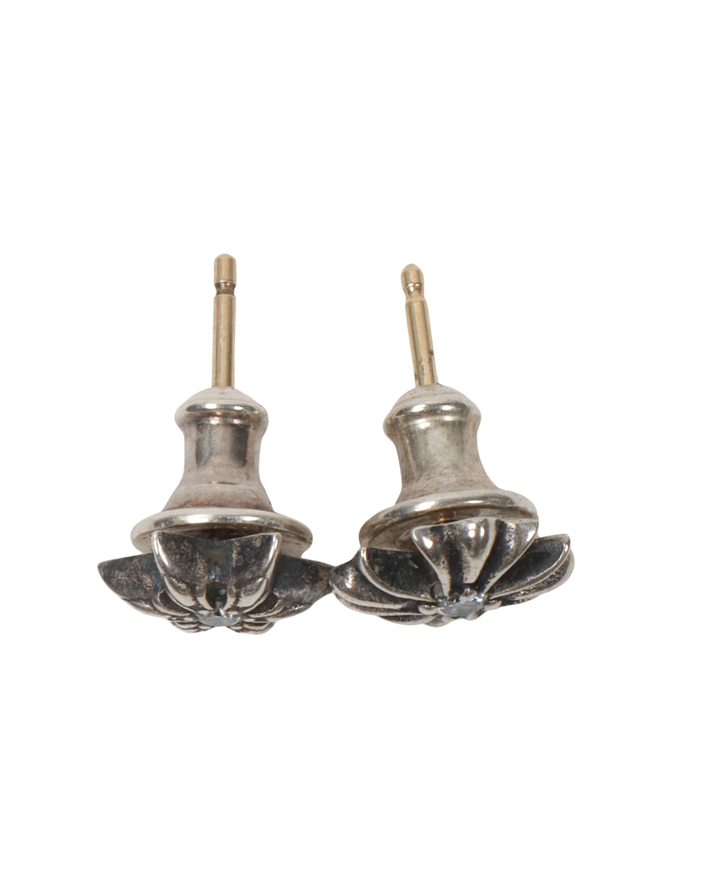 Stud Earring with Diamonds