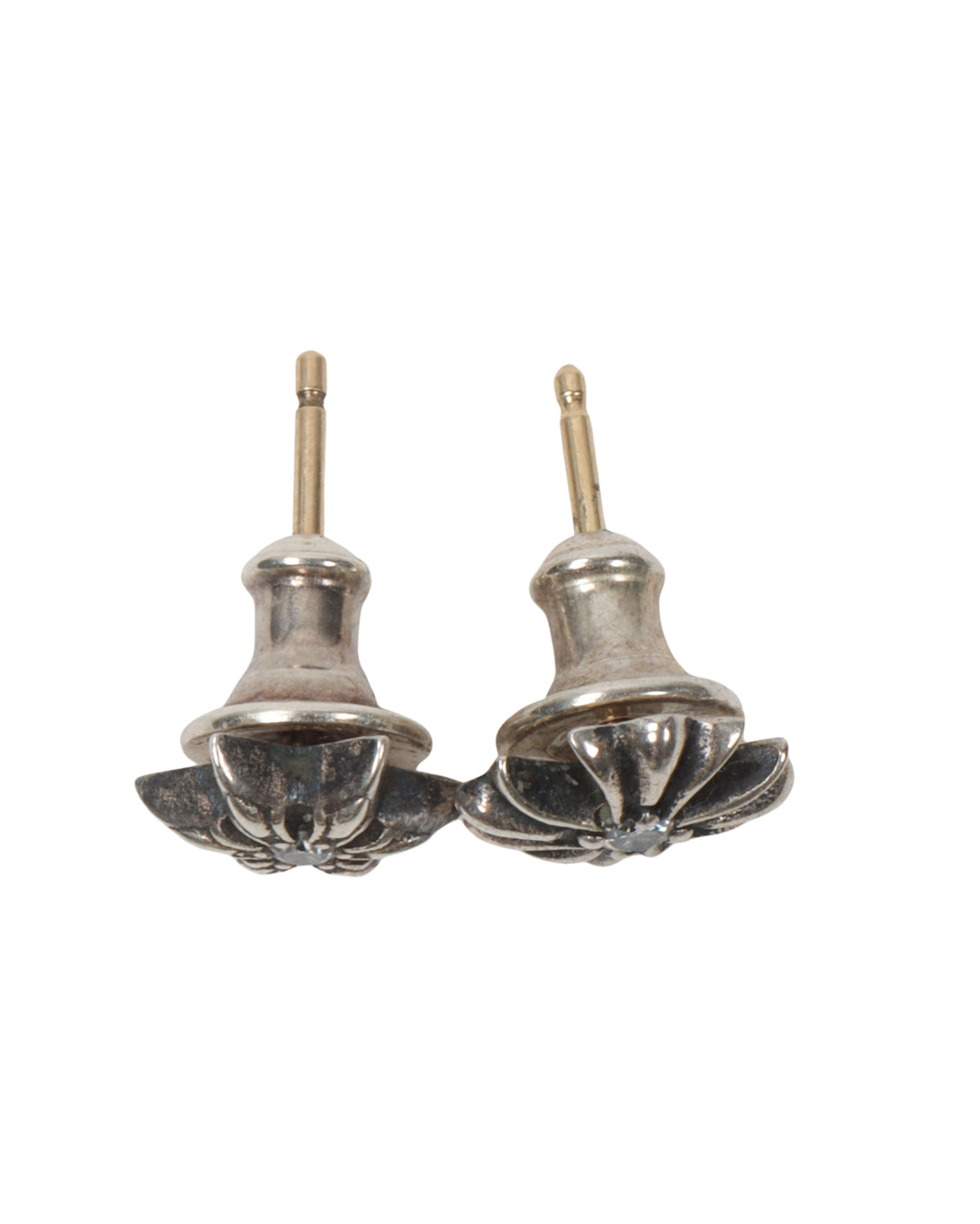 Stud Earring with Diamonds