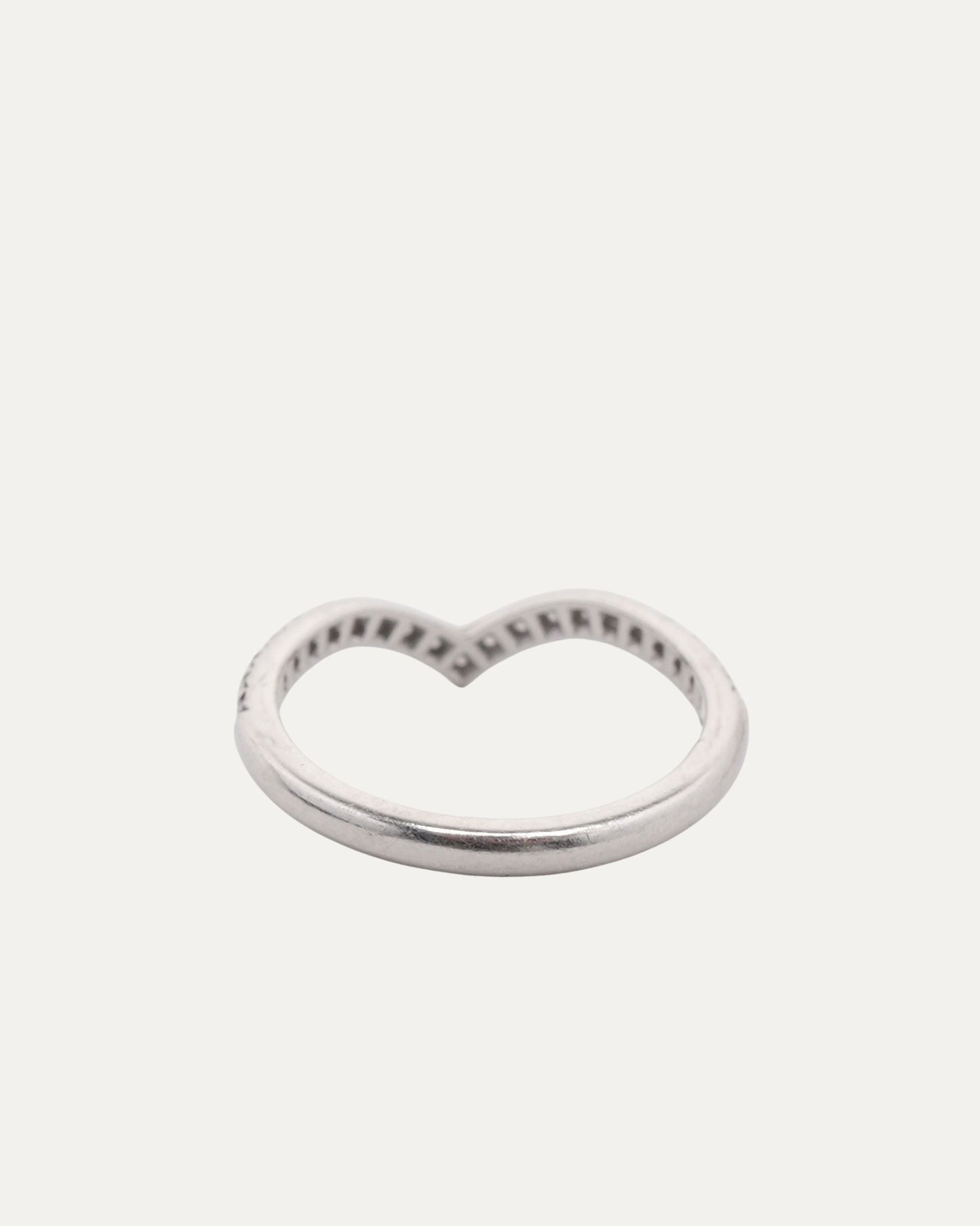 Platinum Diamond Soleste V Ring