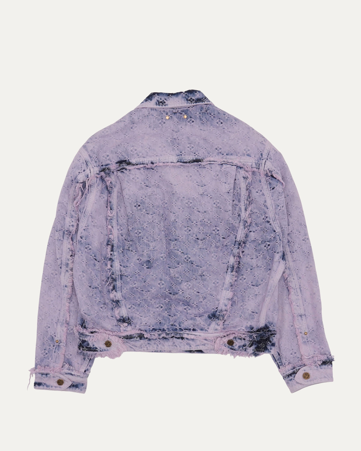 Fringed Monogram Boyhood Denim Jacket