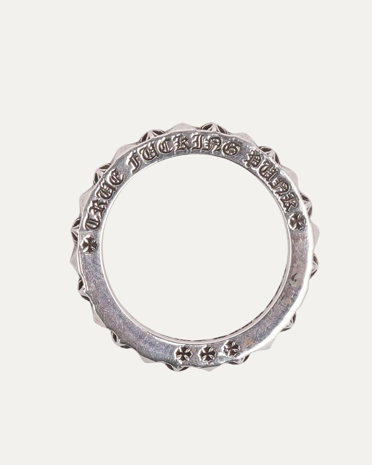 True Fucking Punk Plus Cross Ring