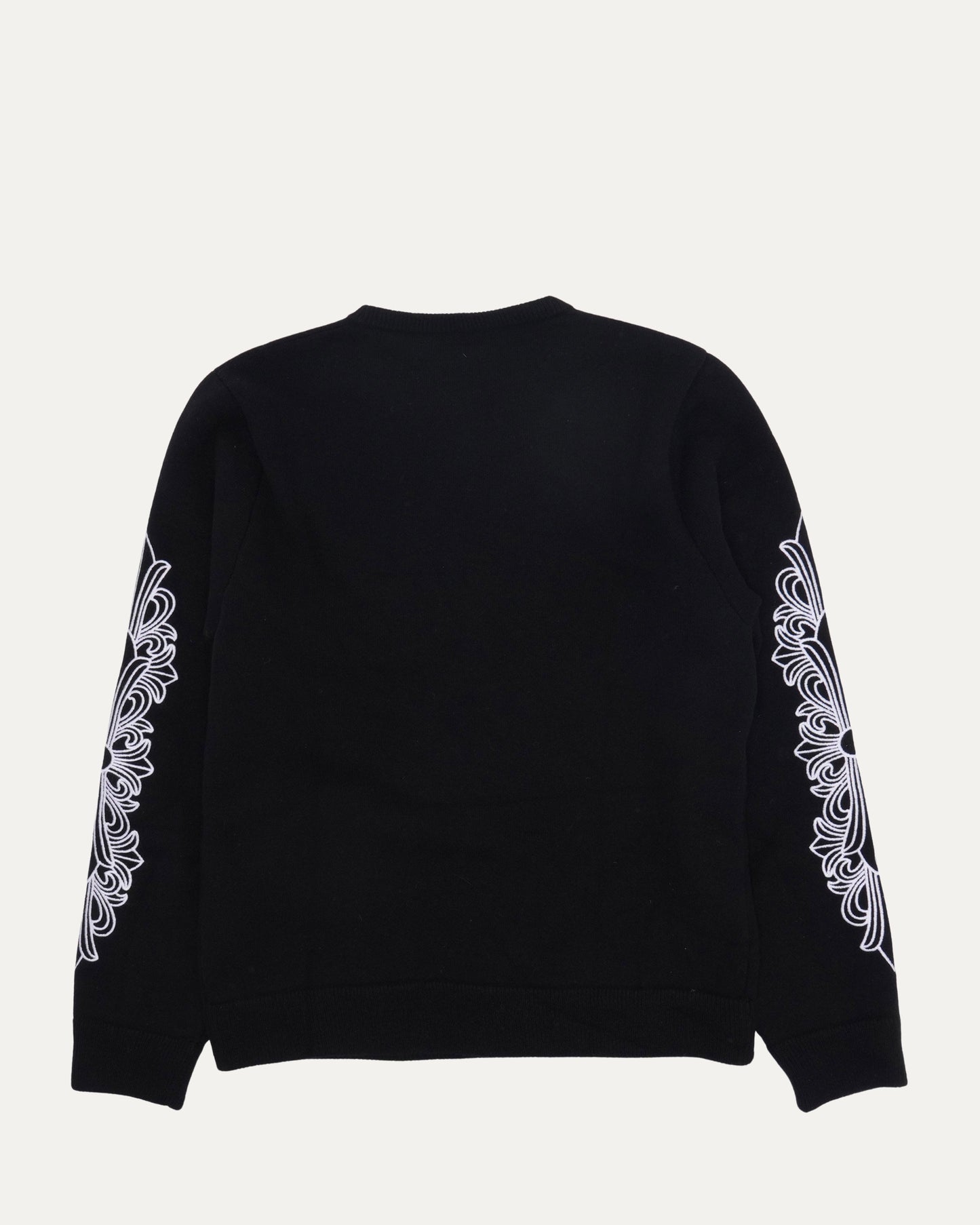 Life Sentence Floral Cross Embroidered Sweater
