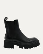 Cap Toe Lug Sole Chelsea Boots