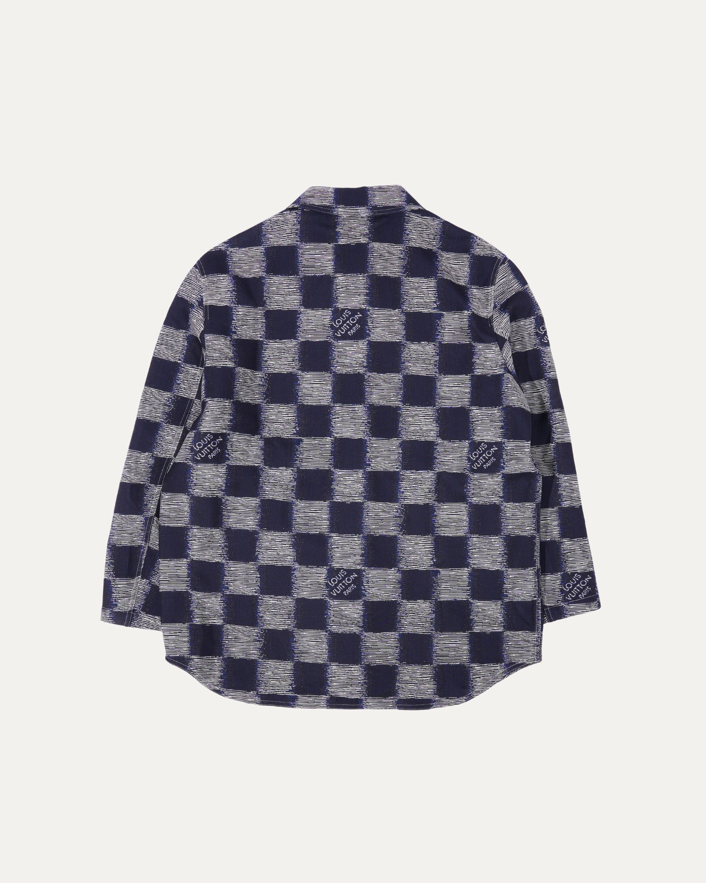 Damier Wool Overshirt