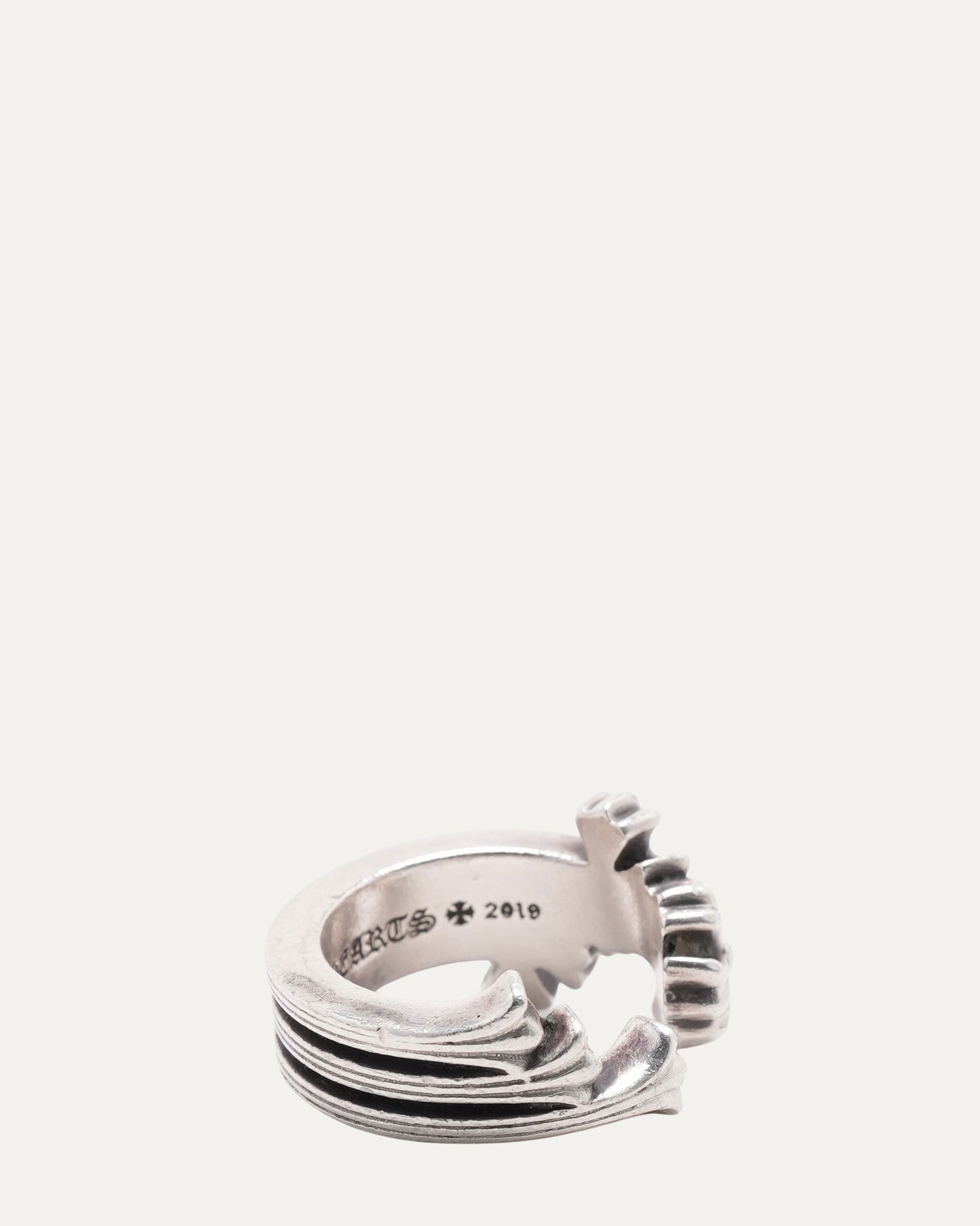Triple Cross Curve Ring