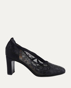 Lace Heels with Ribbon