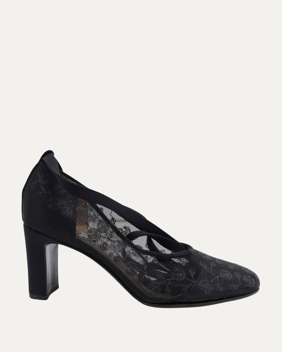 Lace Heels with Ribbon