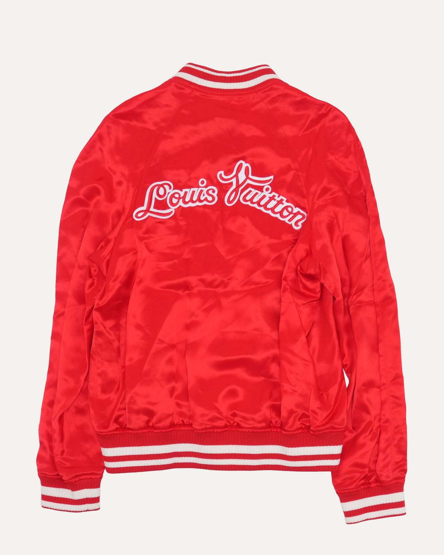 Embroidered Script Varsity Jacket