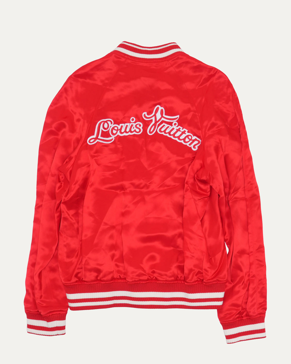 Embroidered Script Varsity Jacket