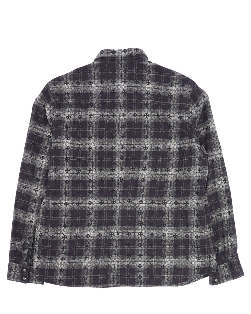 Cross Patch Flannel Shirt