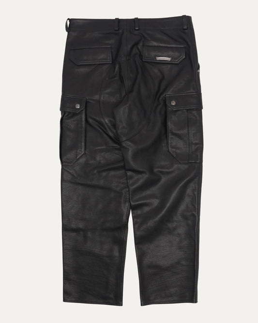 Leather Cargo Pants