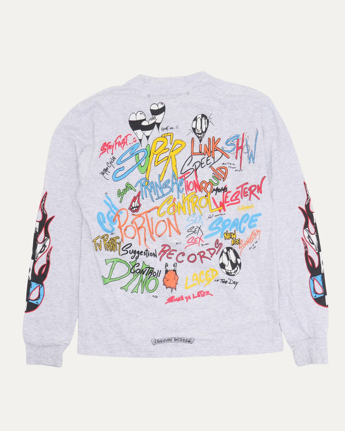 Matty Boy Slogan Long Sleeve Pocket T-Shirt