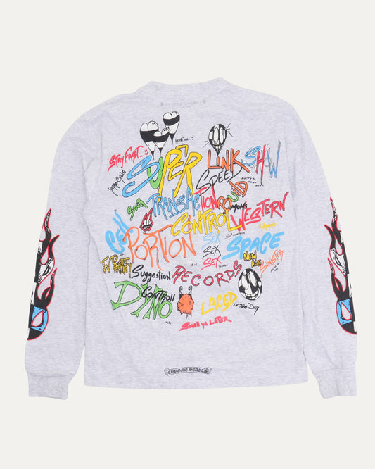 Matty Boy Slogan Long Sleeve Pocket T-Shirt