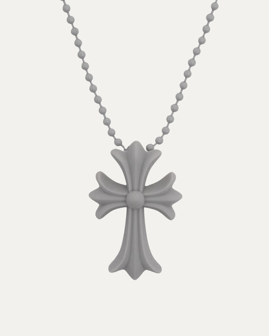 Silichrome Cross Necklace