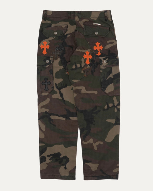 Cross Patch Camouflage Cargo Pants