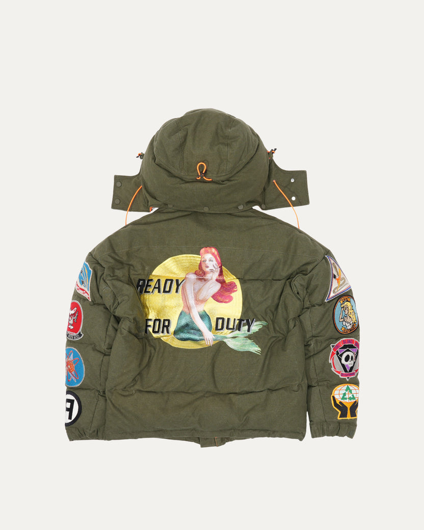 Patch Down Jacket