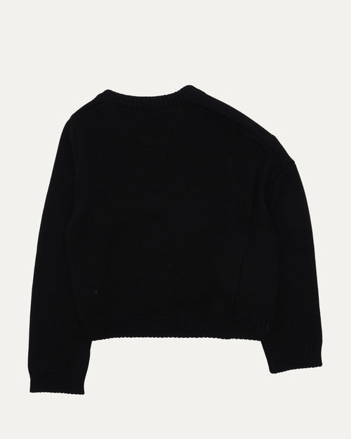 Asymmetrical V-Neck Sweater