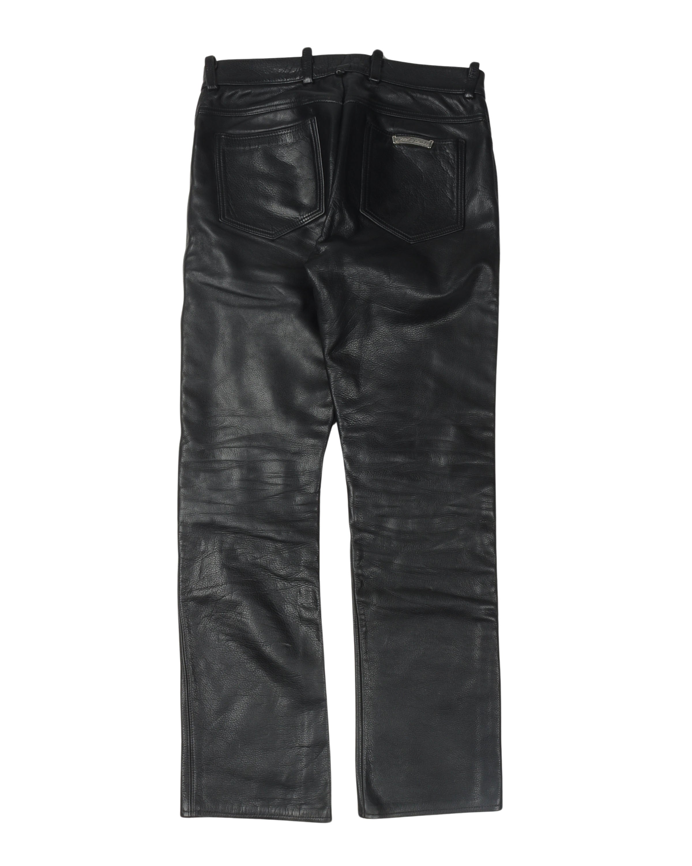 Fleur Knee Leather Pants