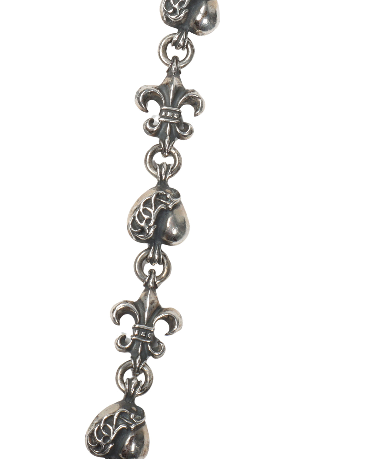 Fleur and Heart Link Wallet Chain