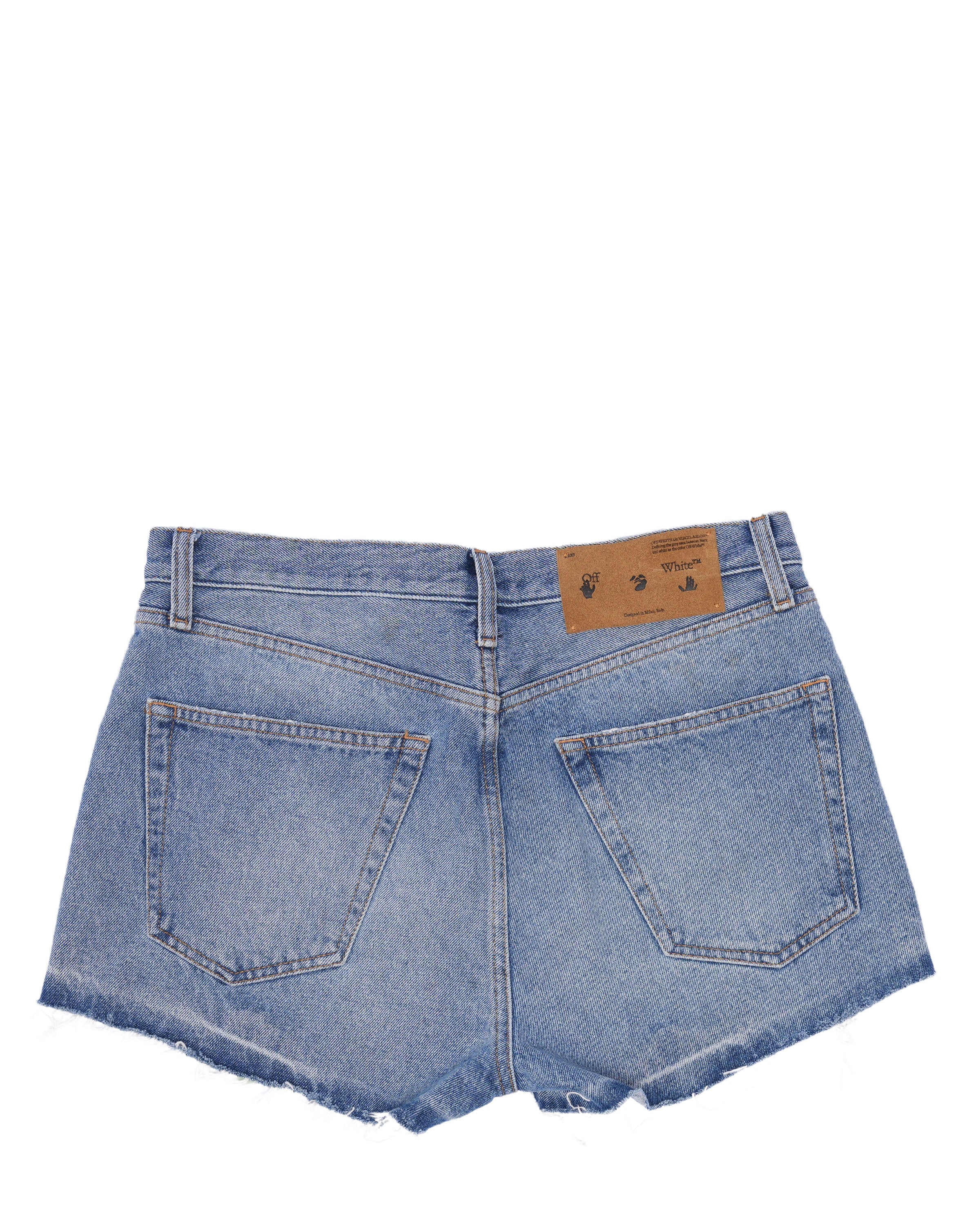 Frayed Hem Denim Shorts