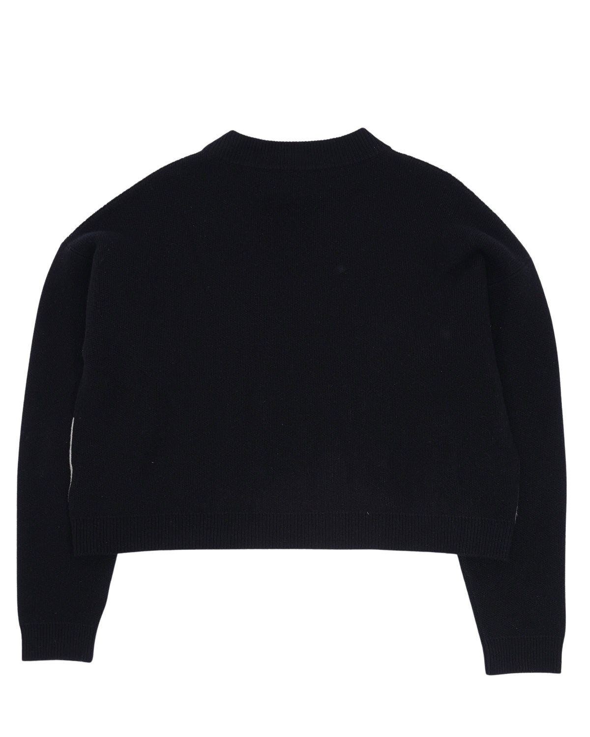 Wool-Cashmere Blend Check Sweater