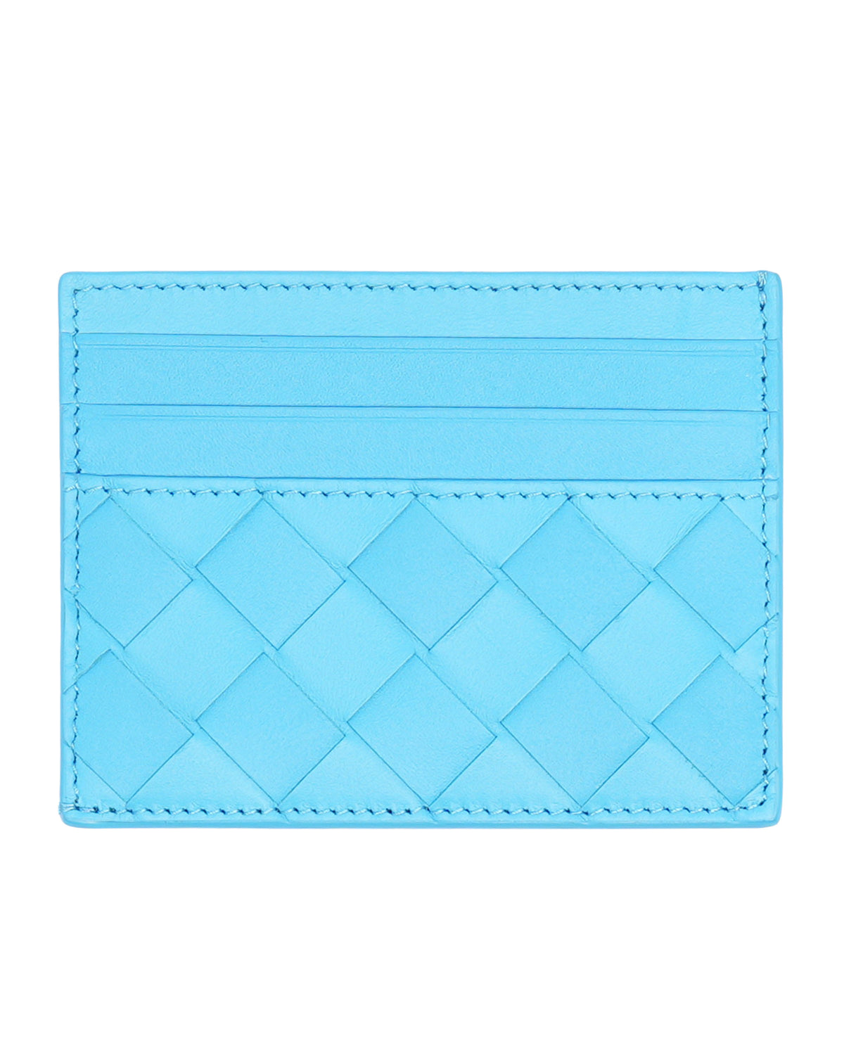 Intrecciato Leather Cardholder