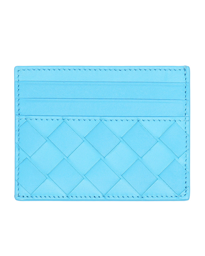 Intrecciato Leather Cardholder