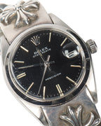 31mm Rolex Sterling Silver Oysterdate