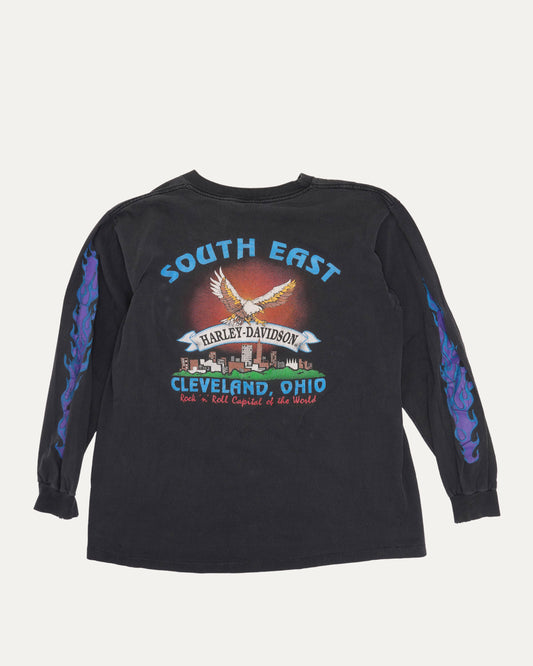 Harley Davidson Chrome Sweet Chrome Cleveland, OH Long Sleeve T-Shirt