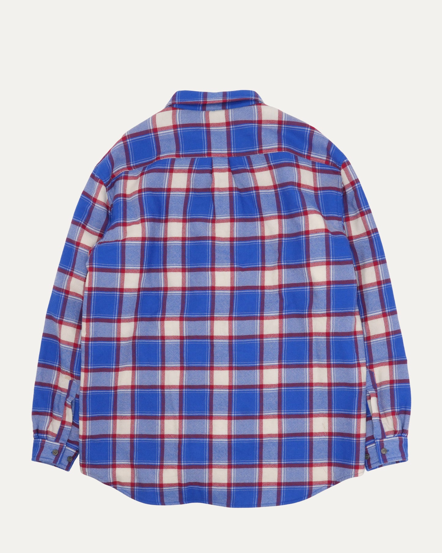 Plaid Embroidered Flannel Shirt