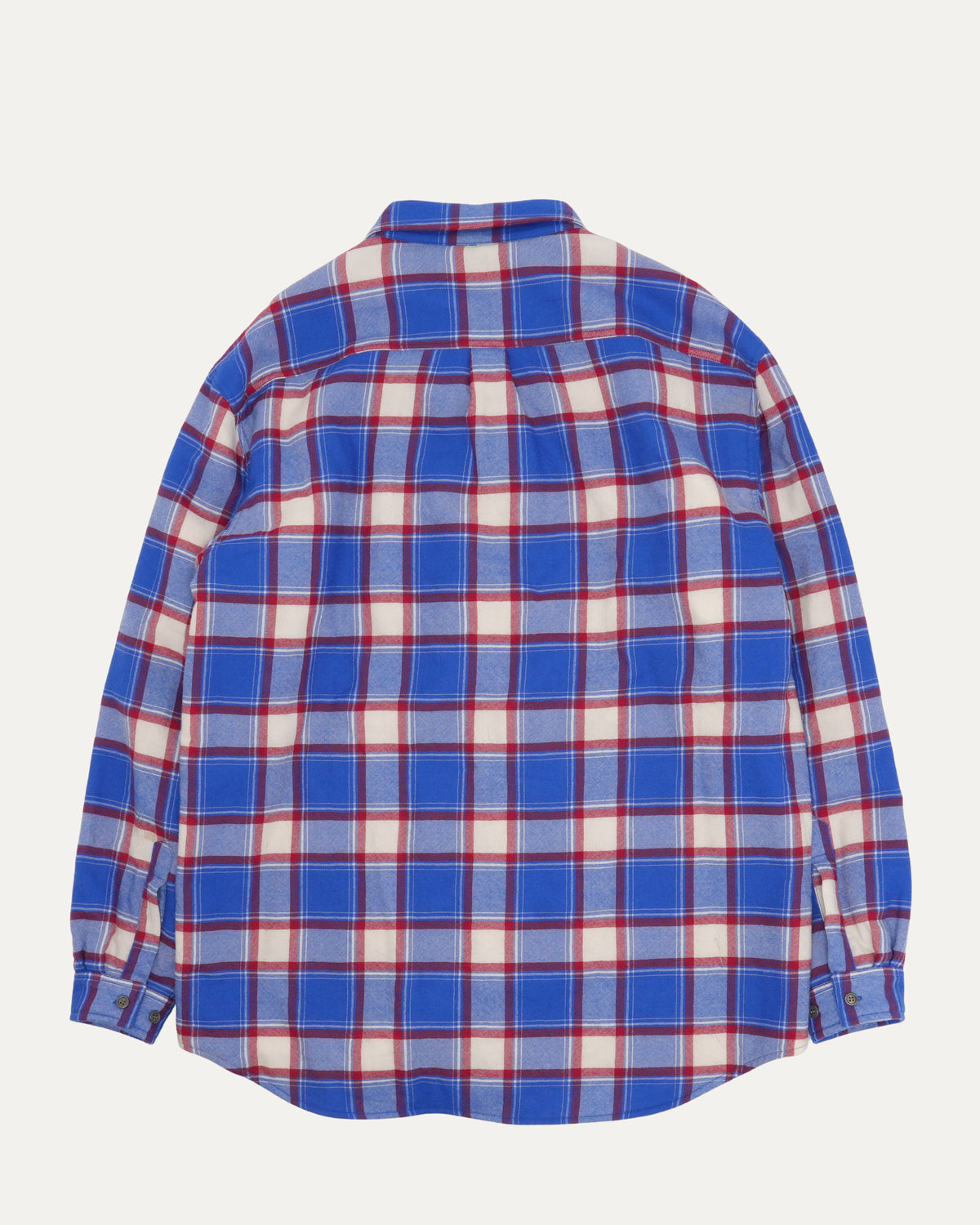 Plaid Embroidered Flannel Shirt