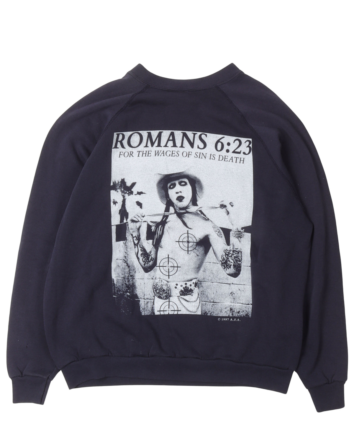 Bootleg Marilyn Manson "Human Sacrifice" Sweatshirt
