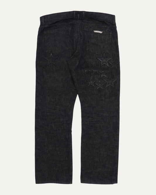Star Patch Fleur Knee Jeans