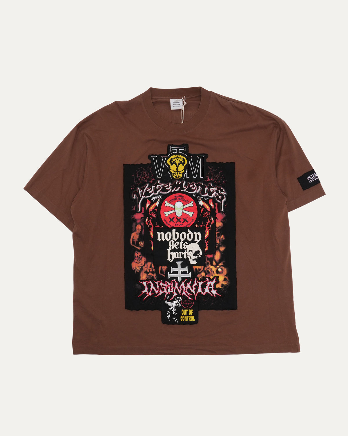 Metal Patched Logo T-Shirt