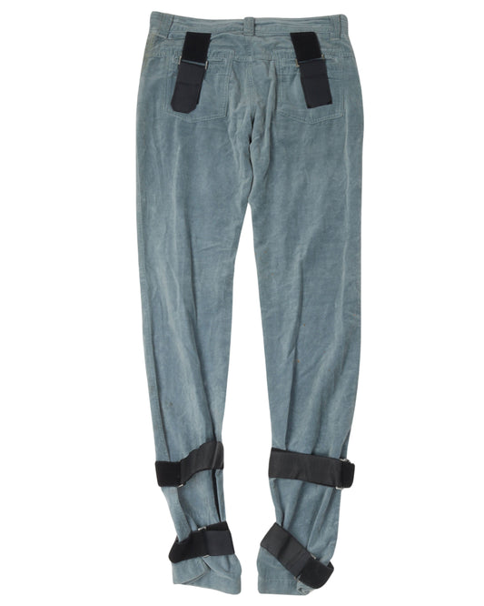 Velour Bondage Pants