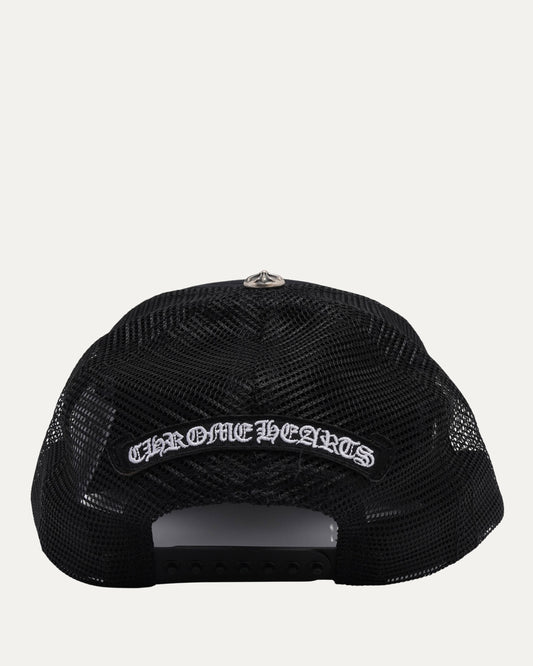 Camouflage Cemetery Cross Patch Trucker Hat