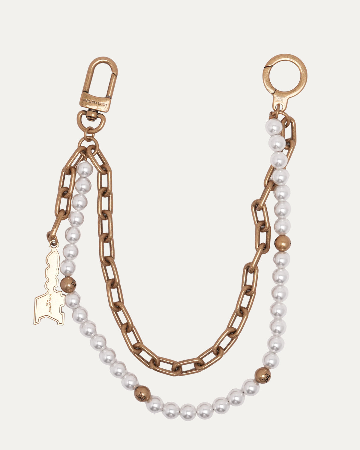 Pearl Chain Bag Charm