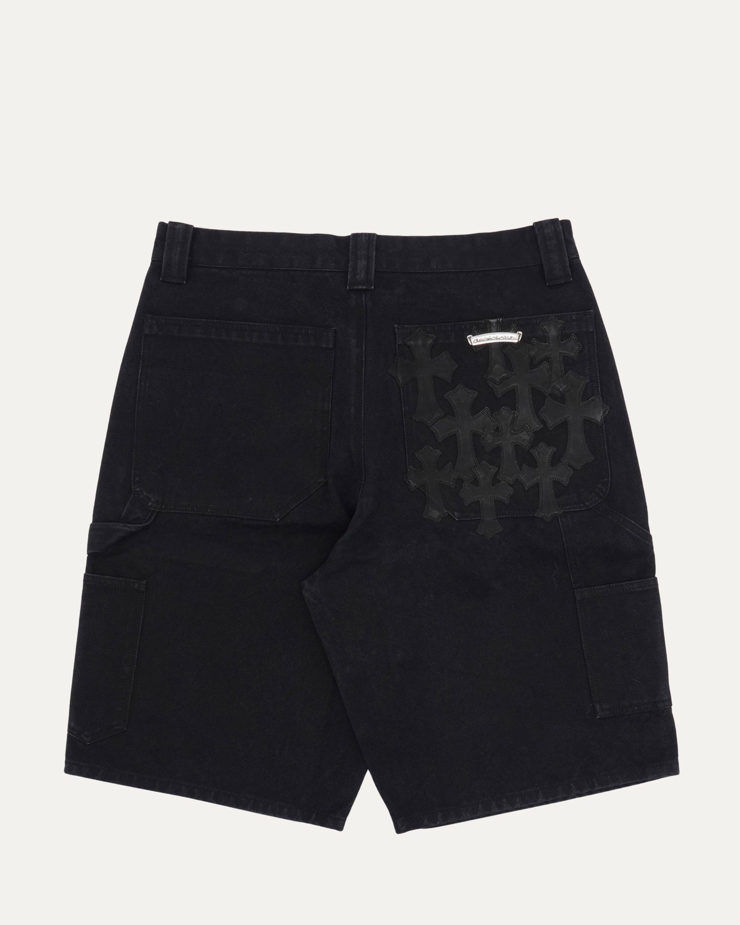 Cross Patch Double Knee Shorts