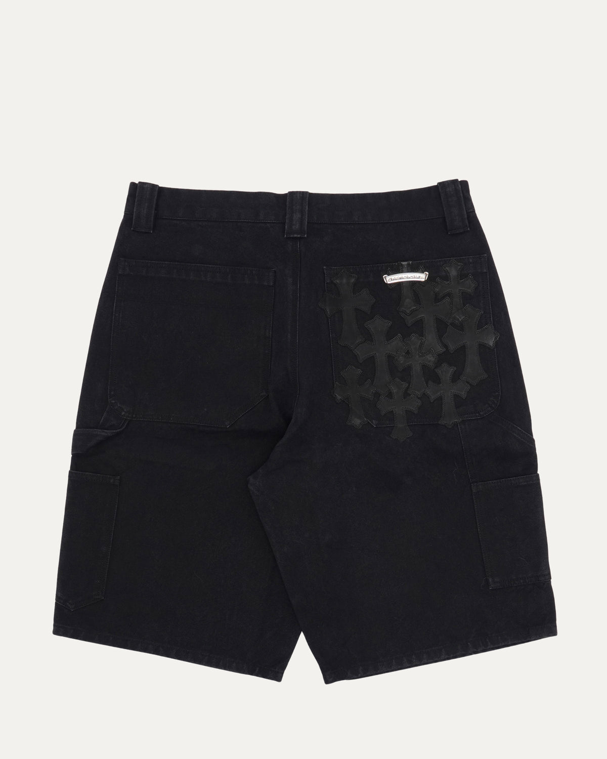 Cross Patch Double Knee Shorts