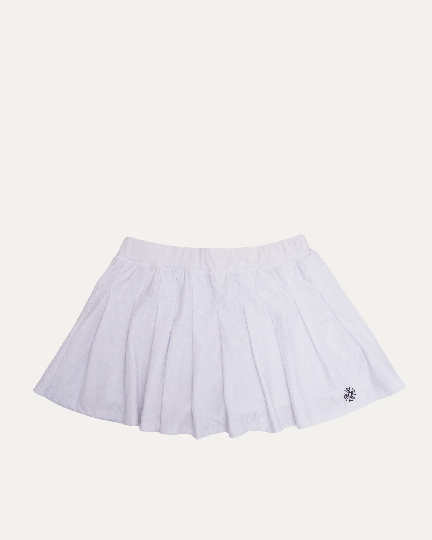 Horseshoe Logo Pleated Tennis Skirt