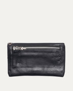Leather Snap Wave Wallet