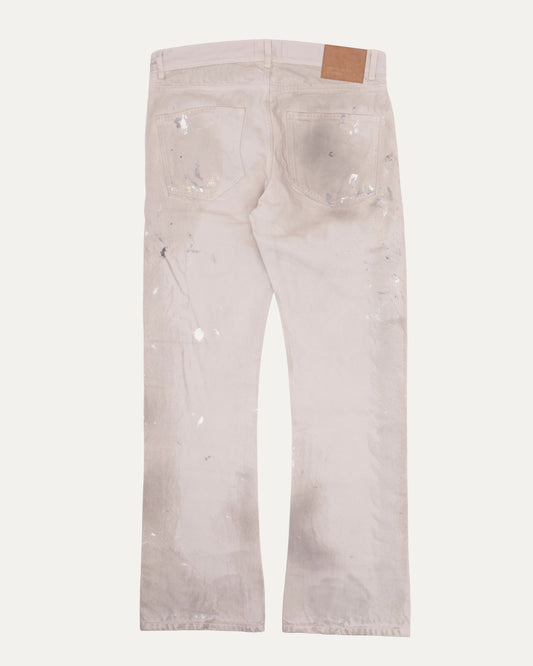 Paint Splatter Flare Jeans