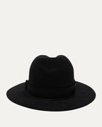 Safety Pin Embellished Cross Patch Fedora