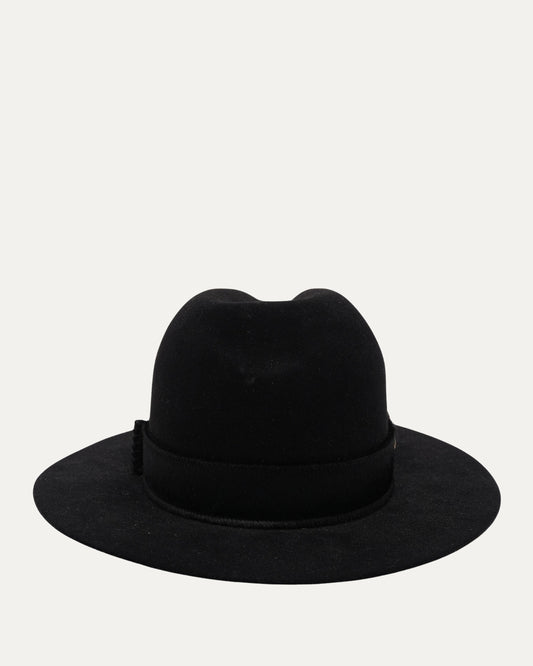 Safety Pin Embellished Cross Patch Fedora