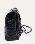 Patent Leather Jumbo Classic Double Flap Bag