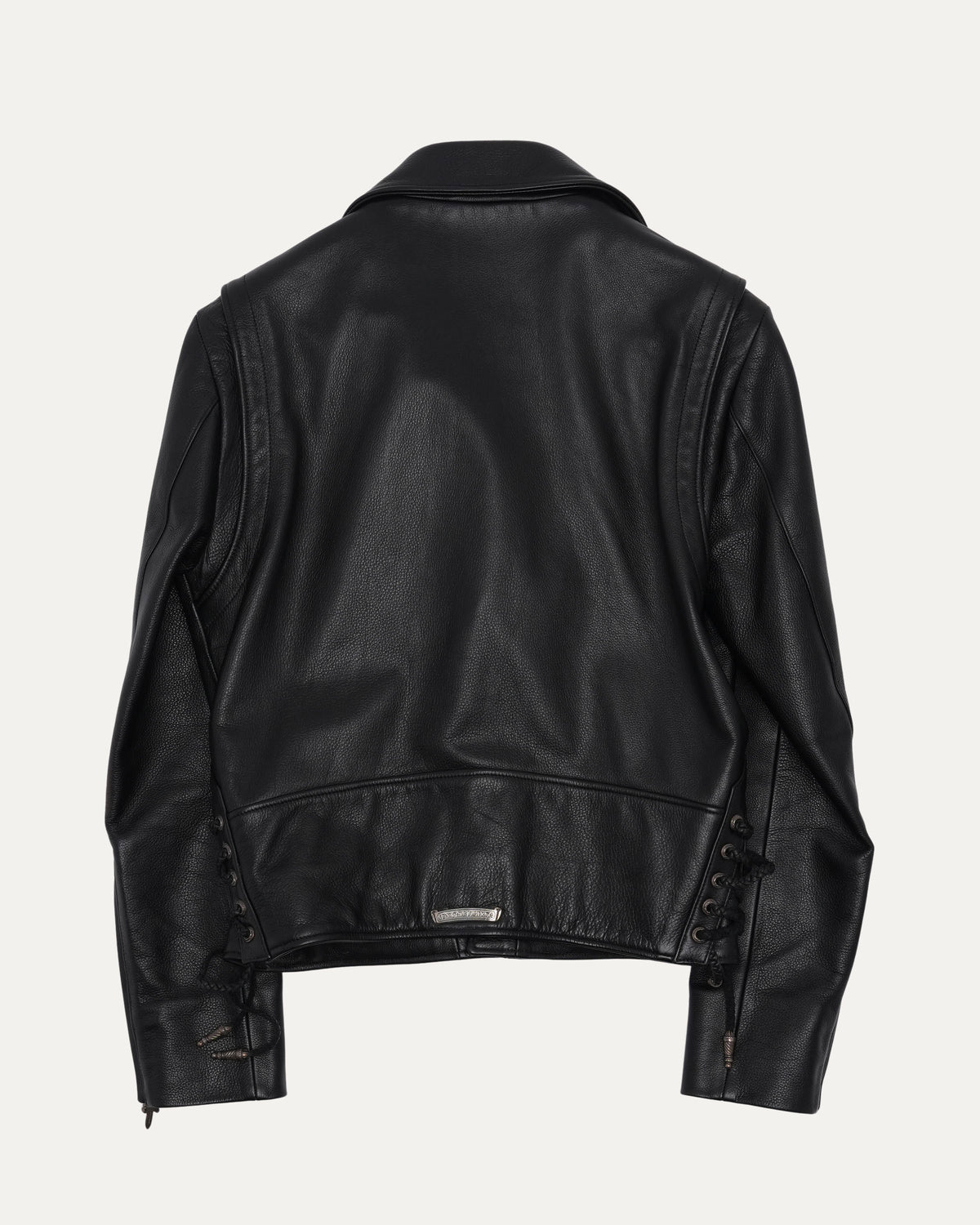 Hermes Silk-Lined JJ Dean Leather Jacket