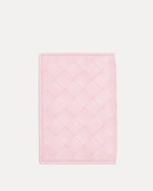 Leather Intrecciato Bifold Wallet