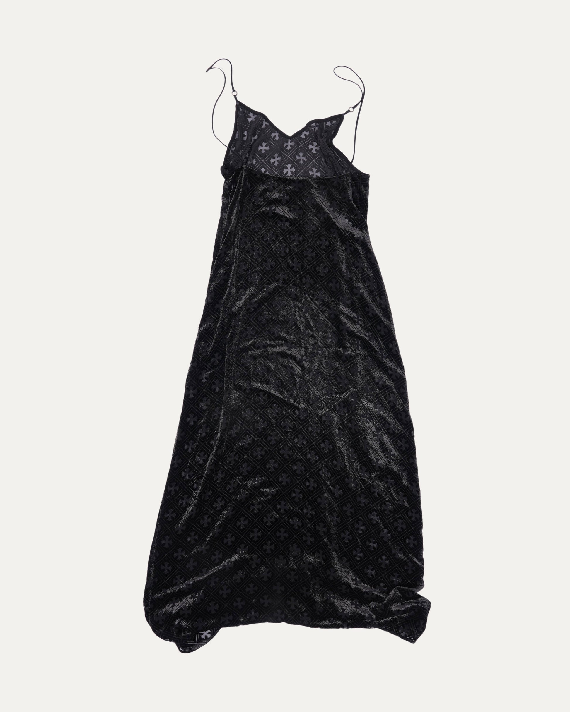 Chrome Hearts Sample Velvet Burnout Hollow Cross Dress Justin Reed Chrome Hearts Sample Velvet Burnout Hollow Cross Dress Justin Reed